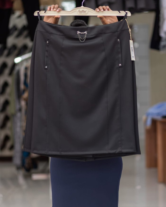 Ladies Blouses - Neat Black - Size 44-50