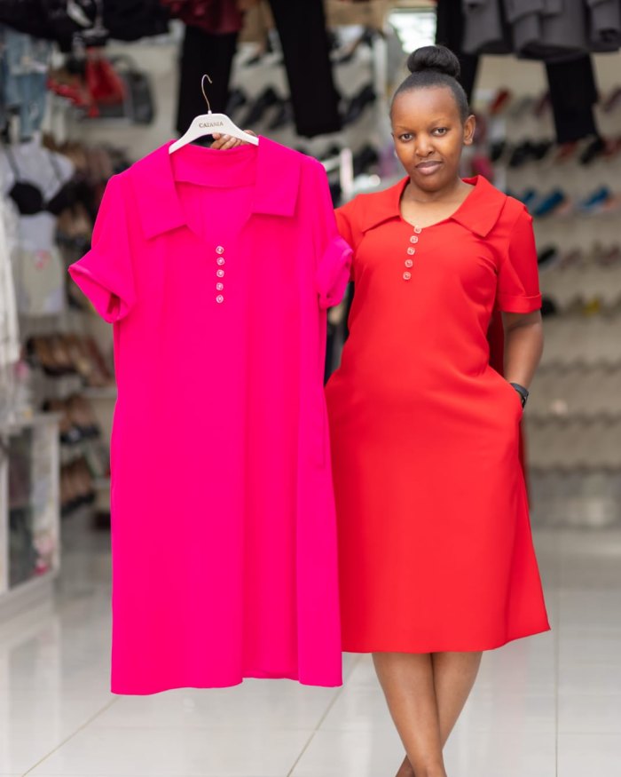 Ladies Dresses – Hot Pink - Size 18 & 20