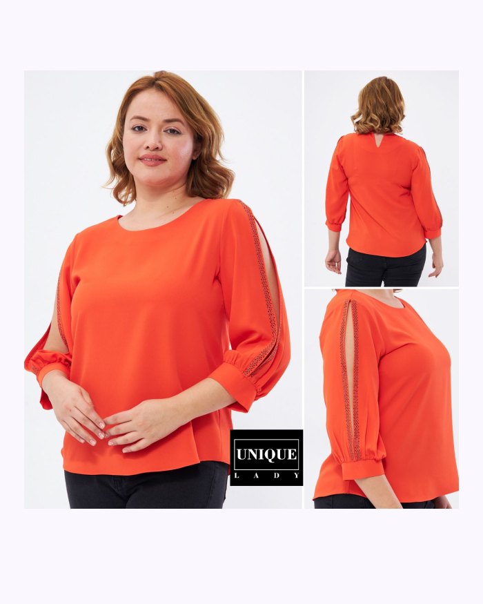 Ladies Blouses – Orange – Size 36-42