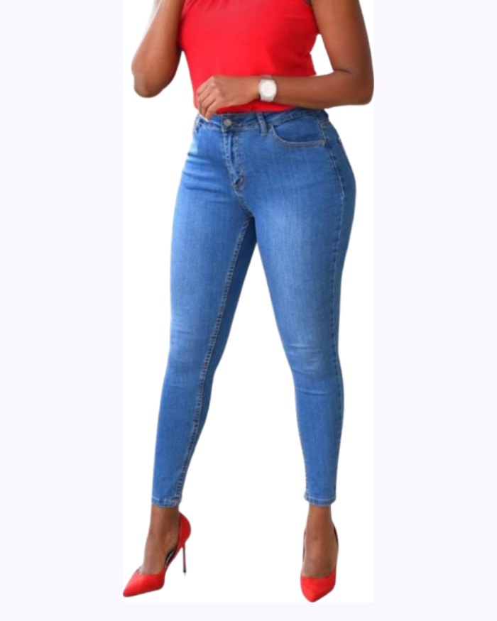 Ladies Jeans Blue