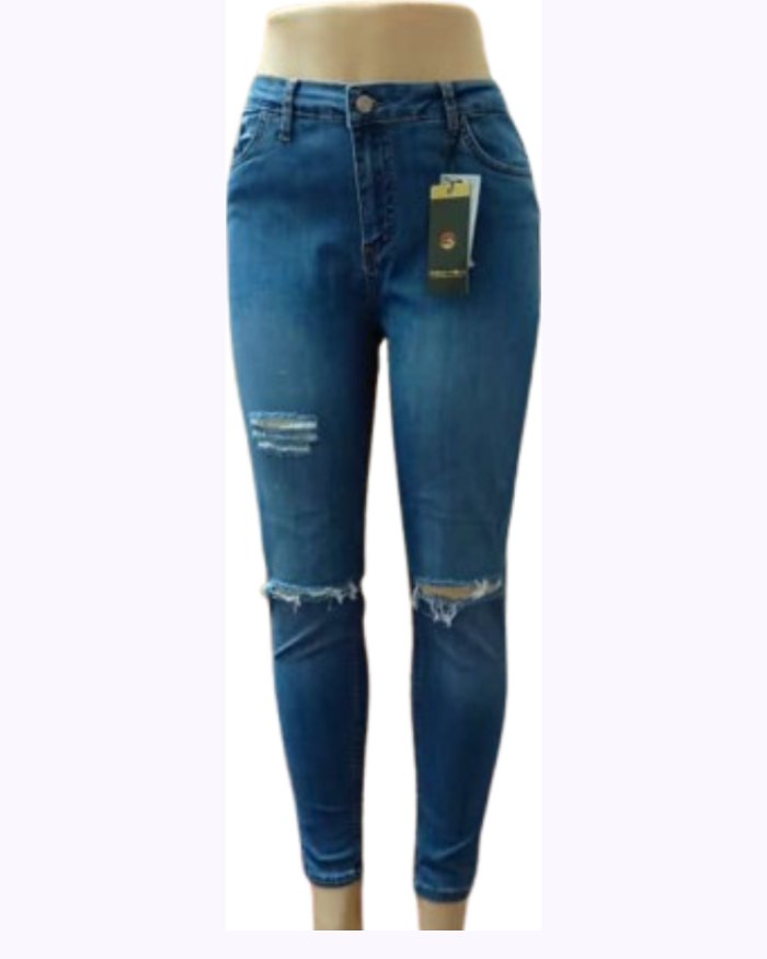 Ladies Jeans Ragged