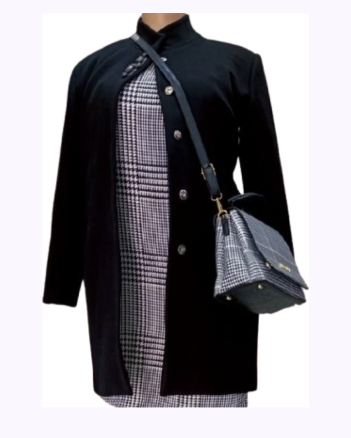 Vezira Ladies' Trenchcoat, Black