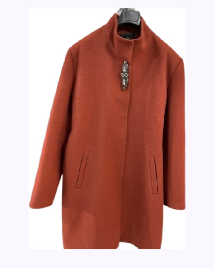 Vezira Ladies' Trenchcoat, Orange.