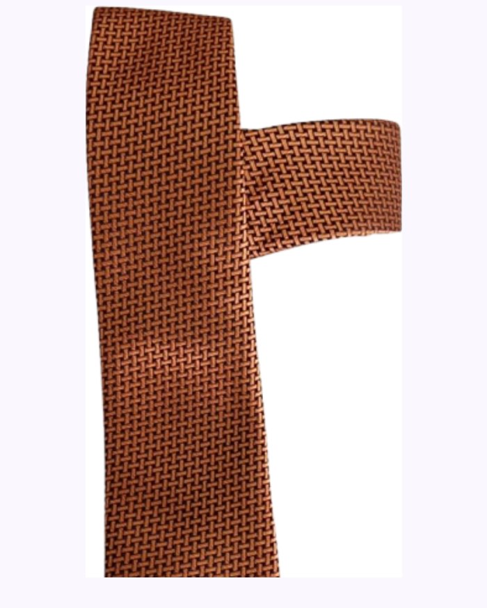 Tie, Orange with Black.