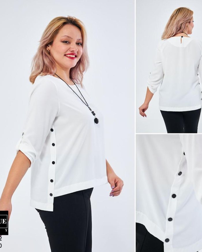 Ladies Blouses - White - Size 42,44,46,48,50