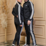 Black Unisex Tracksuits, S,M, XXL