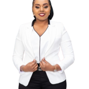 Suela White Blazer