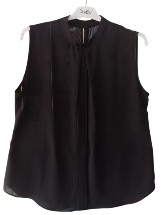 Sumay Black Blouses Black