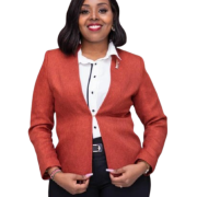 Suela Dark Red Blazer