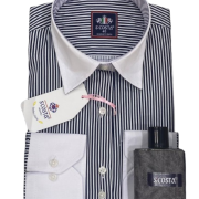 Scosta shirt, black& white stripped.