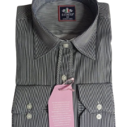 Scosta shirt, black & white stripped 2.