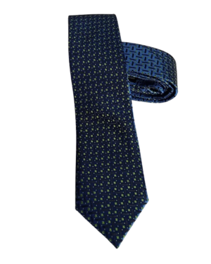 Tie Blue, Green & Black