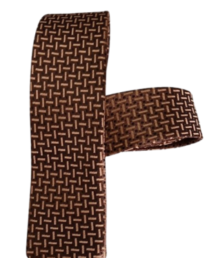 Tie, Flowered Orange.