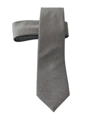 Tie, Grey & Black.