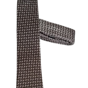 Tie, Grey, Purple & Black.