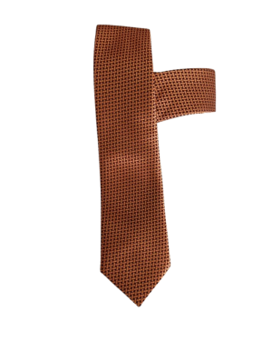 Tie, Orange with Black.