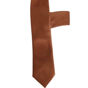 Tie, Orange with Black.