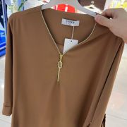 Ladies Blouses – Dark Brown – Size 36-50