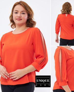 Ladies Blouses – Orange – Size 36-42