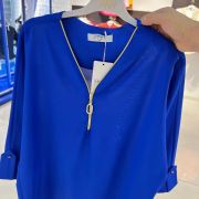 Ladies Blouses – Royal Blue – Sizes 36-50