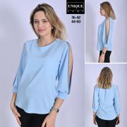 Ladies Blouses – Sky Blue – Size 36-50