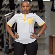 Ladies Blouses – Pink with stripes – Size 36-42