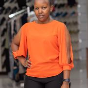 Ladies Blouses – Orange – Size 36-50