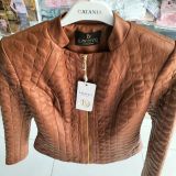 Ladies Jackets – Brown – Polyester, Viscone – Size 38
