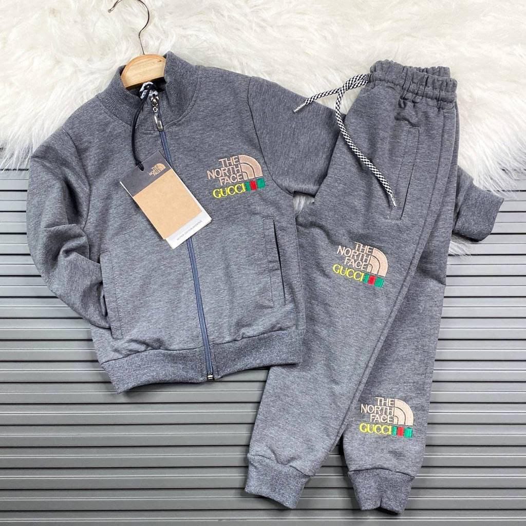Boys' Tracksuit - Dark-Grey - Polyster - Available 5-6yrs, 7-8yrs, 9-10yrs, 13-14yrs, 15yrs